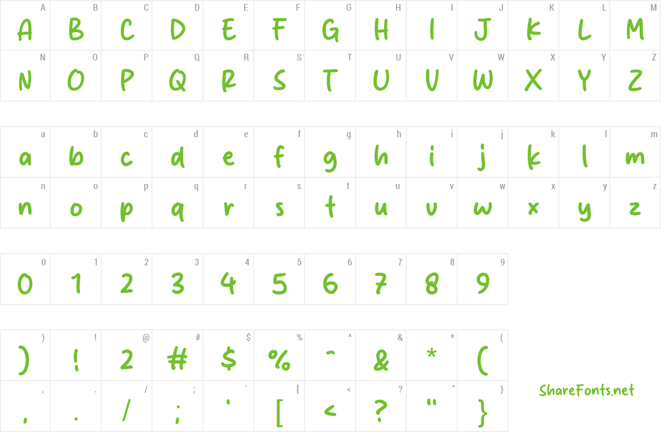 Font Simple Krush preview